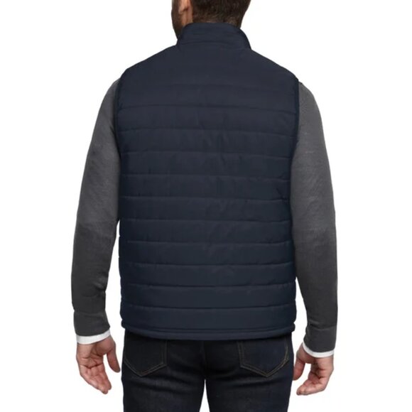 Banana Republic Men's Quilted Vest, Navy - Picture 2 of 5